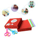 Dr. Ma children's paper-cutting set 240 diy handmade materials 3-6 years old boys and girls kindergarten early education toys birthday gifts colored paper + tools Dr. Ma children's paper-cutting set 240 diy handmade materials 3-6 years old boys and girls kindergarten early education toys birthday gifts colored paper + tools