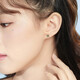 Luk Fook Jewellery Network Special 18K Gold Malachite Four-leaf Clover Color Gold Earrings Women Earrings Price ENKTBE0001R Total weight approximately 0.68 grams Luk Fook Jewellery Network Special 18K Gold Malachite Four-leaf Clover Color Gold Earrings Women Earrings Price ENKTBE0001R Total weight approximately 0.68 grams