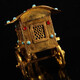 Copper people alley all copper collection hand-made inlaid gemstone zodiac horse pulley ornaments antique collection Copper people alley all copper collection hand-made inlaid gemstone zodiac horse pulley ornaments antique collection