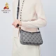 Scarecrow bag women's bag retro shoulder bag 2023 fashion all-match messenger bag commuting small square bag shell bag birthday gift for girlfriend dark blue MLBD02220953 Scarecrow bag women's bag retro shoulder bag 2023 fashion all-match messenger bag commuting small square bag shell bag birthday gift for girlfriend dark blue MLBD02220953