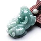 Shanyuanze Natural Burmese A Cargo Jade Pixiu Pendant Jade Pixiu Pendant Jade Pendant Jade Necklace for Men and Women Shanyuanze Natural Burmese A Cargo Jade Pixiu Pendant Jade Pixiu Pendant Jade Pendant Jade Necklace for Men and Women