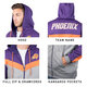 Ultra Game NBA 男式撞色后背剪裁全拉链连帽衫运动衫 Phoenix Suns Small Ultra Game NBA 男式撞色后背剪裁全拉链连帽衫运动衫 Phoenix Suns Small