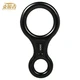 Supporter 8-character ring descent device slow descent device mountaineering rock climbing speed drop protection glide device aluminum alloy eight-character ring black Supporter 8-character ring descent device slow descent device mountaineering rock climbing speed drop protection glide device aluminum alloy eight-character ring black