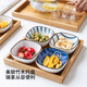 Modern housewife dried fruit plate divided grid creative candy snack plate snack plate ceramic household nut plate fruit plate sauce plate fruit plate fish snack plate Modern housewife dried fruit plate divided grid creative candy snack plate snack plate ceramic household nut plate fruit plate sauce plate fruit plate fish snack plate