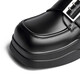 Zhuo Shini Oxford shoes, cool mid-heeled British shoes, college small leather shoes, spring fashion, versatile women's shoes, black 38 Zhuo Shini Oxford shoes, cool mid-heeled British shoes, college small leather shoes, spring fashion, versatile women's shoes, black 38