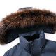 Flying in the snow mid-length goose down jacket men's thickened warmth detachable hooded jacket winter extreme cold outdoor windproof detachable raccoon fur collar fog blue 180/XL Flying in the snow mid-length goose down jacket men's thickened warmth detachable hooded jacket winter extreme cold outdoor windproof detachable raccoon fur collar fog blue 180/XL