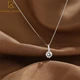 CHOMEL KINSEY925 Silver Moissanite Diamond Necklace Female Niche Design Sense of Advanced Light Luxury 2022 New Chinese Valentine's Day Girlfriend Gift S925-Silver Single Pendant Necklace CHOMEL KINSEY925 Silver Moissanite Diamond Necklace Female Niche Design Sense of Advanced Light Luxury 2022 New Chinese Valentine's Day Girlfriend Gift S925-Silver Single Pendant Necklace