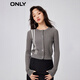 ONLY fashionable and versatile slim fit splicing suit short sweater for women 12343A020 G51 medium flower yarn gray L 170/88A ONLY fashionable and versatile slim fit splicing suit short sweater for women 12343A020 G51 medium flower yarn gray L 170/88A