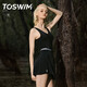 TOSWIM Tuosheng Swimsuit Women's One-Piece Triangle Skirt Slimming Swimsuit Beach Resort Hot Spring Ladies Swimsuit Double-sided Half Skirt L TOSWIM Tuosheng Swimsuit Women's One-Piece Triangle Skirt Slimming Swimsuit Beach Resort Hot Spring Ladies Swimsuit Double-sided Half Skirt L