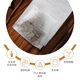Yaji Tea Bags, Filtered Tea Leaves, Corn Fiber Tea Bags, 120 Disposable Reflex Tea Bags Yaji Tea Bags, Filtered Tea Leaves, Corn Fiber Tea Bags, 120 Disposable Reflex Tea Bags