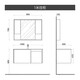 Xinhaijialan slate bathroom cabinet combination modern and simple smart mirror cabinet bathroom washbasin vanity sink basin cabinet combination solid wood bathroom set 4435 1.0m hanging cabinet with ordinary mirror cabinet-4435 Xinhaijialan slate bathroom cabinet combination modern and simple smart mirror cabinet bathroom washbasin vanity sink basin cabinet combination solid wood bathroom set 4435 1.0m hanging cabinet with ordinary mirror cabinet-4435