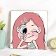 Extreme space digital oil painting diy children's hand-filled coloring cartoon hand-painted decompression star butterfly princess 20*20cm Extreme space digital oil painting diy children's hand-filled coloring cartoon hand-painted decompression star butterfly princess 20*20cm
