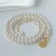 Pearl Queen Freshwater Pearl Necklace Female 5.5-6mm Near Round Clavicle Necklace Fu Brand Pendant Pearl Queen Freshwater Pearl Necklace Female 5.5-6mm Near Round Clavicle Necklace Fu Brand Pendant