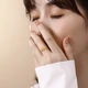 Saifeier Gold Ring Women's Football Gold 999.9 Cartoon Peach Heart Hollow Love Shaped Female Ring for Girlfriend Living Mouth Ring 1.8g Saifeier Gold Ring Women's Football Gold 999.9 Cartoon Peach Heart Hollow Love Shaped Female Ring for Girlfriend Living Mouth Ring 1.8g