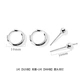 Warme Farben ear piercing earrings for women 925 silver earrings simple cold wind ear bone nails simple sleep free ear stick earrings 925 earrings earrings 1 pair + 999 round head earrings a pair Warme Farben ear piercing earrings for women 925 silver earrings simple cold wind ear bone nails simple sleep free ear stick earrings 925 earrings earrings 1 pair + 999 round head earrings a pair