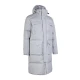 Decathlon long down jacket autumn warm water stand collar jacket duck down casual sports cotton suit MSCW gray L Decathlon long down jacket autumn warm water stand collar jacket duck down casual sports cotton suit MSCW gray L