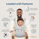 ERGObaby Ergou baby strap, front and rear four-style midnight blue 0-48 months old ERGObaby Ergou baby strap, front and rear four-style midnight blue 0-48 months old