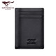 Seven wolves card case men's ultra-thin leather mini vertical bank card case business card holder driving license driver's license set two-in-one black vertical card case-can hold a driving license Seven wolves card case men's ultra-thin leather mini vertical bank card case business card holder driving license driver's license set two-in-one black vertical card case-can hold a driving license