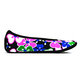Nufoot Women's Ballet Shoes 1583 Slippers Modern Black Flowers
Nufoot Women's Ballet Shoes 1583 Slippers Modern Black Flowers