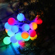 Cuttlefish color ball light 3 meters 20 lights battery type LED light small lantern flashing light romantic atmosphere scene layout bedroom dream decoration light birthday confession marriage proposal decoration night light Cuttlefish color ball light 3 meters 20 lights battery type LED light small lantern flashing light romantic atmosphere scene layout bedroom dream decoration light birthday confession marriage proposal decoration night light