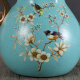 Tira European style retro ceramic vase ornaments, milk pot flower pot home model living room entrance decoration decoration 1047 blue warbler blossom Tira European style retro ceramic vase ornaments, milk pot flower pot home model living room entrance decoration decoration 1047 blue warbler blossom