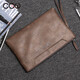Sac à main pour hommes de vache française, sac d'enveloppe, sac de carte multifonction simple d'affaires, grande capacité, portefeuille masculin, embrayage, sac à main masculin C-9812, bronze Sac à main pour hommes de vache française, sac d'enveloppe, sac de carte multifonction simple d'affaires, grande capacité, portefeuille masculin, embrayage, sac à main masculin C-9812, bronze