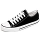 Pull back official canvas shoes men's and women's shoes low top classic spring and summer men's student couple sports trend skateboard casual white shoes women's board shoes men's classic black-391 40 Pull back official canvas shoes men's and women's shoes low top classic spring and summer men's student couple sports trend skateboard casual white shoes women's board shoes men's classic black-391 40