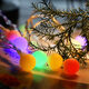 Cuttlefish color ball light 3 meters 20 lights battery type LED light small lantern flashing light romantic atmosphere scene layout bedroom dream decoration light birthday confession marriage proposal decoration night light Cuttlefish color ball light 3 meters 20 lights battery type LED light small lantern flashing light romantic atmosphere scene layout bedroom dream decoration light birthday confession marriage proposal decoration night light