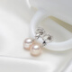 Jingrun Pearl Looking Back Freshwater Pearl Earrings S925 Silver Inlaid Earrings Earrings Female With Certificate White 9-10mm Jingrun Pearl Looking Back Freshwater Pearl Earrings S925 Silver Inlaid Earrings Earrings Female With Certificate White 9-10mm