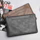Sac à main pour hommes de vache française, sac d'enveloppe, sac de carte multifonction simple d'affaires, grande capacité, portefeuille masculin, embrayage, sac à main masculin C-9812, bronze Sac à main pour hommes de vache française, sac d'enveloppe, sac de carte multifonction simple d'affaires, grande capacité, portefeuille masculin, embrayage, sac à main masculin C-9812, bronze