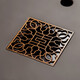 Gold inlaid jade bakelite small tea tray tea tray household water storage tea table kung fu tea set accessories 29*21*5cm mirror bakelite small tea tray Gold inlaid jade bakelite small tea tray tea tray household water storage tea table kung fu tea set accessories 29*21*5cm mirror bakelite small tea tray