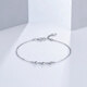 Saturday Fu Jewelry PT950 Platinum Bracelet Women Platinum Love Bracelet Love PT075244 About 2.16g 16+2cm Saturday Fu Jewelry PT950 Platinum Bracelet Women Platinum Love Bracelet Love PT075244 About 2.16g 16+2cm