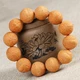 Zhilinge Nepalese yellow-skinned phoenix-eyed bodhi seed single-circle bracelet holding male and female texts and playing Buddha beads for collection and gifting. Round phoenix-eyed bracelets 16mm default Zhilinge Nepalese yellow-skinned phoenix-eyed bodhi seed single-circle bracelet holding male and female texts and playing Buddha beads for collection and gifting. Round phoenix-eyed bracelets 16mm default