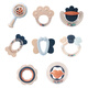 Leqin Lechin Baby Toys Newborn Fun Handbell Molar Teether Appease Toy Baby Rattle 8 Piece Set Leqin Lechin Baby Toys Newborn Fun Handbell Molar Teether Appease Toy Baby Rattle 8 Piece Set