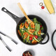 Made in Kyoto, Multi-purpose non-stick pan, thickened 28CM frying pan, general use for gas induction cooker Made in Kyoto, Multi-purpose non-stick pan, thickened 28CM frying pan, general use for gas induction cooker