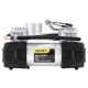 Deli deli car air pump preset tire pressure metal double 30 cylinder portable air pump with light can measure pressure 2.6m extension cord Deli deli car air pump preset tire pressure metal double 30 cylinder portable air pump with light can measure pressure 2.6m extension cord