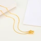 Chao Hongji Lingluo Gold Necklace Women's Pure Gold Necklace Gold Plain Chain Gold Chain Price 120 yuan W about 2.7g chain about 42cm S-shaped or M-shaped buckle random delivery Chao Hongji Lingluo Gold Necklace Women's Pure Gold Necklace Gold Plain Chain Gold Chain Price 120 yuan W about 2.7g chain about 42cm S-shaped or M-shaped buckle random delivery