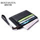 Bostendon card holder business card holder first layer cowhide men's driver's license leather case bank card holder wallet small wallet female black Bostendon card holder business card holder first layer cowhide men's driver's license leather case bank card holder wallet small wallet female black