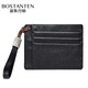 Bostendon card holder business card holder first layer cowhide men's driver's license leather case bank card holder wallet small wallet female black Bostendon card holder business card holder first layer cowhide men's driver's license leather case bank card holder wallet small wallet female black