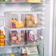 Bailu refrigerator crisper storage box food storage box miscellaneous grain storage box kitchen storage basket storage supplies value 2 transparent cover Bailu refrigerator crisper storage box food storage box miscellaneous grain storage box kitchen storage basket storage supplies value 2 transparent cover
