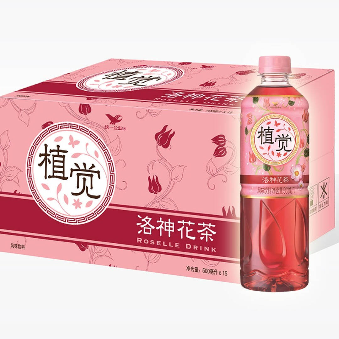 【商城活动】统一 植觉 洛神花茶 500ml*15瓶 整箱