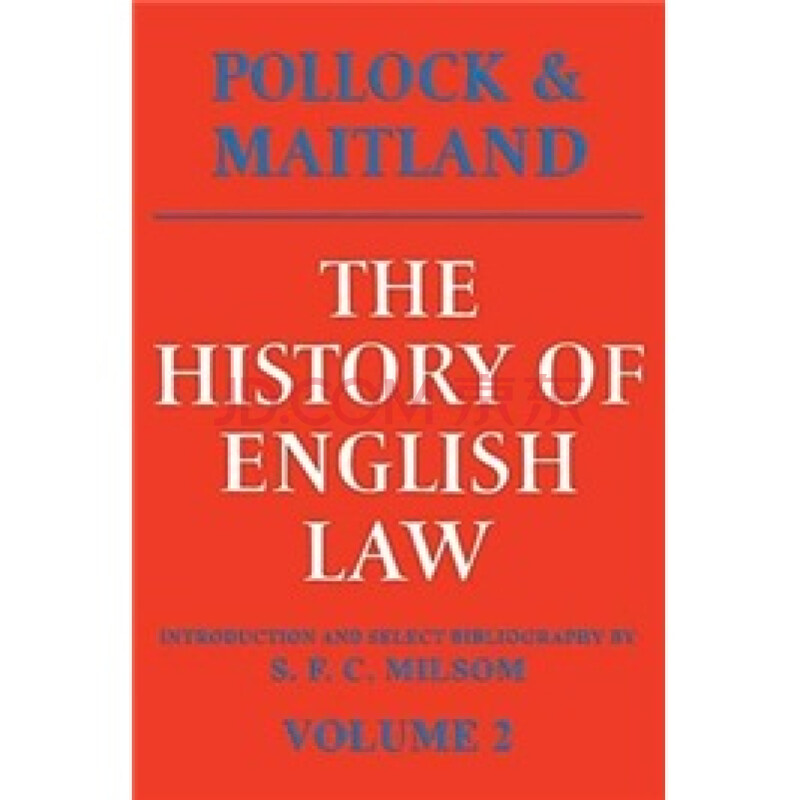 the history of english law [平装]