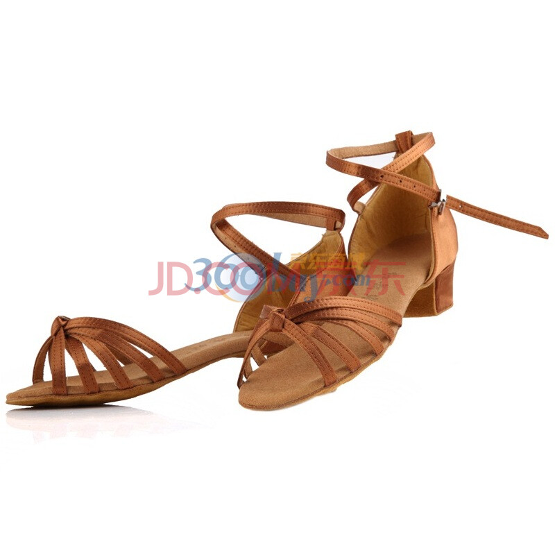 【红舞鞋舞鞋】红舞鞋b款拉丁舞鞋(缎面)低跟