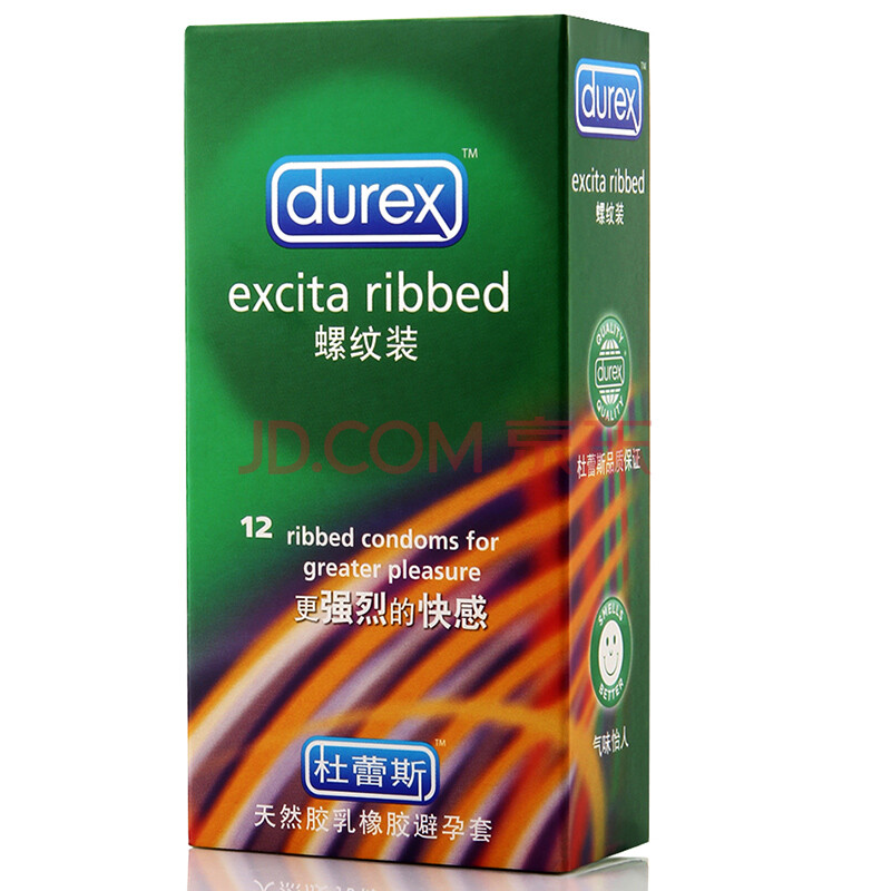 杜蕾斯durex+螺纹12片