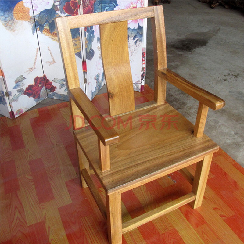 怡静轩 扶手靠背椅 手扶办公椅 实木老板椅 实木椅子简约餐椅