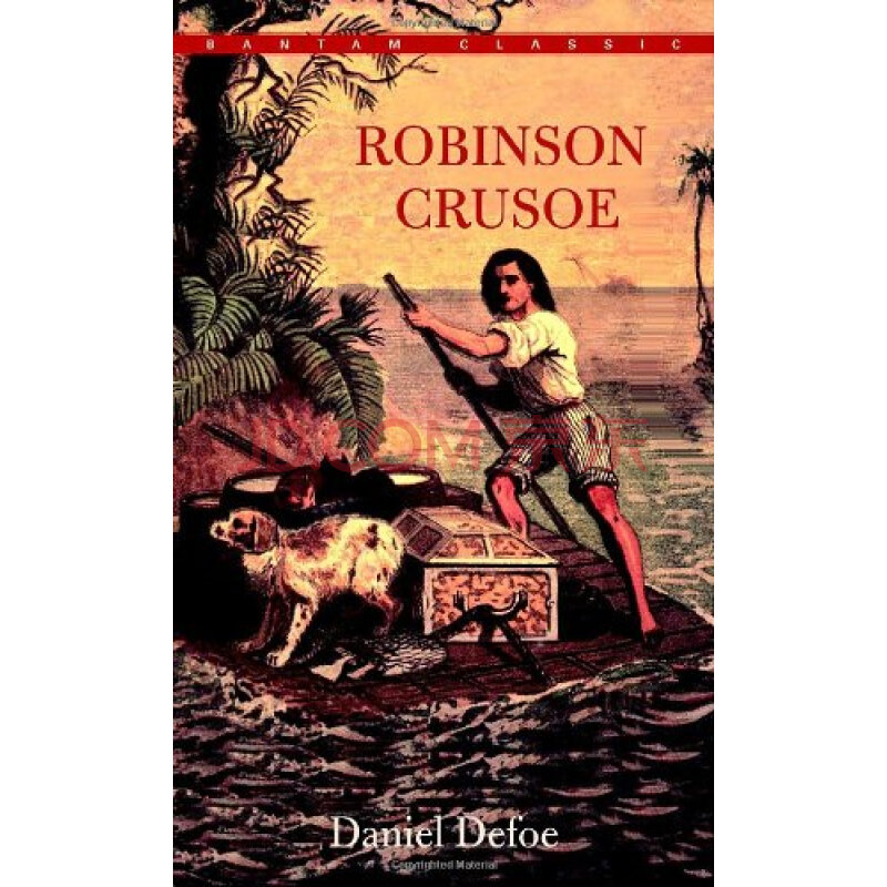bantam classics 经典系列:鲁滨孙漂流记 英文原版 经典名著 robinson