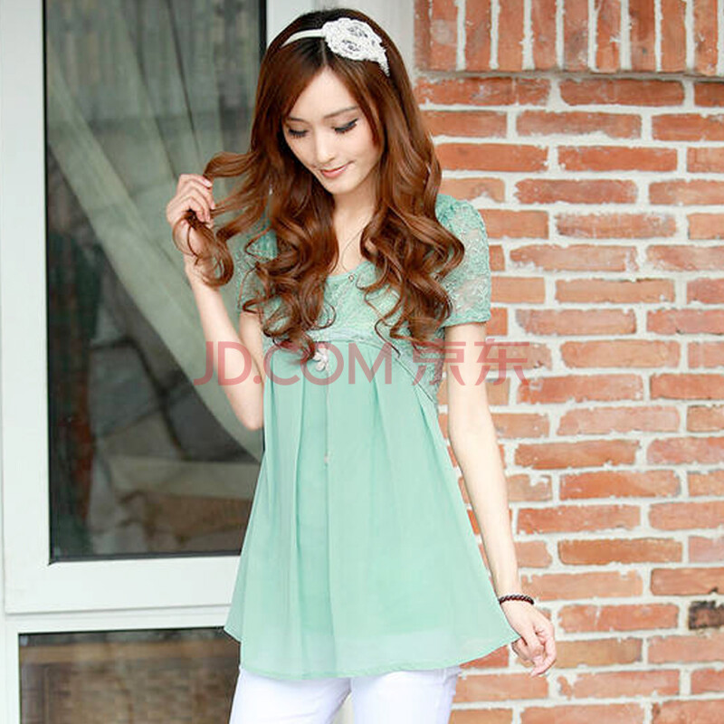 7紫清仓价夏装热卖新款女装雪纺衫 韩版短袖中