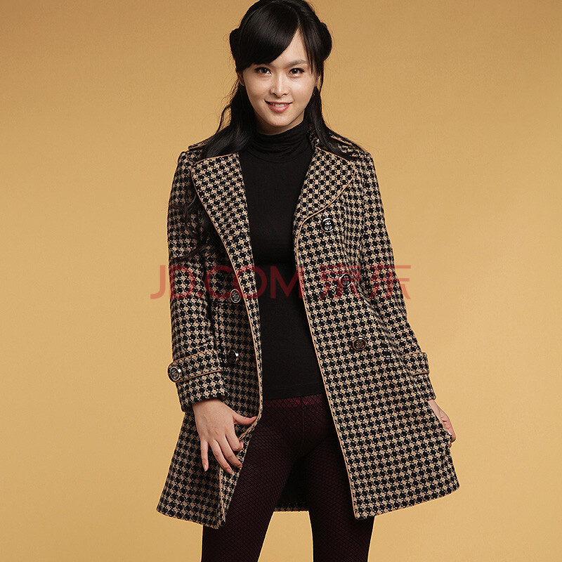 秋冬季女装韩版呢大衣牌子品质好 新款好用