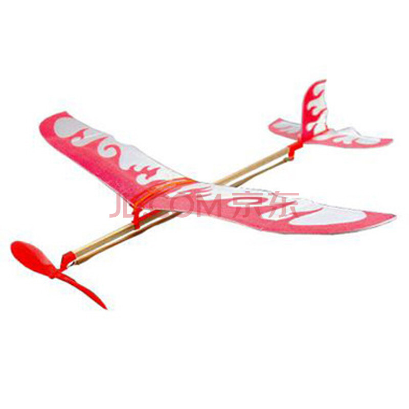 雷鸟橡皮筋动力飞机模型 中小学教学航模滑翔飞机 diy