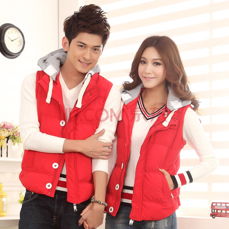 格蓝凯 支持<em>货到付款</em> 2013秋冬装男士情侣<em>马甲</em>